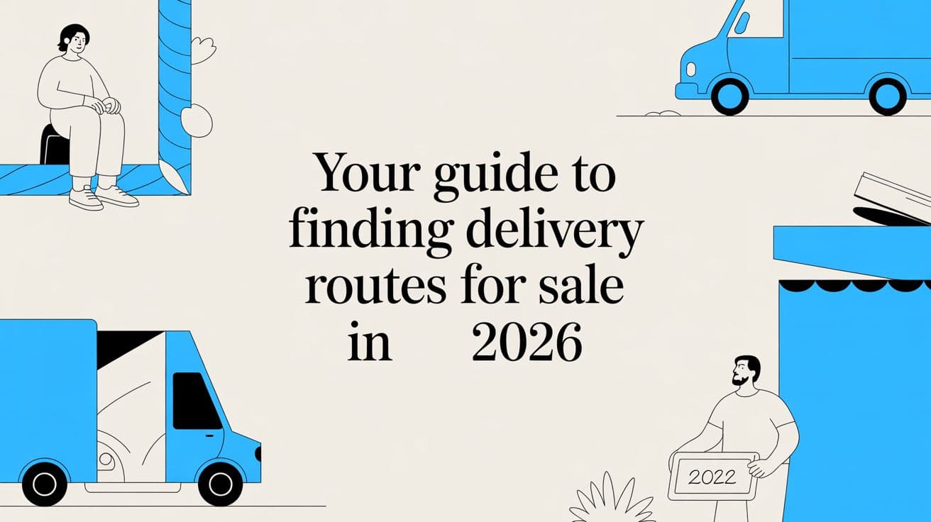 Your Guide to Finding Delivery Routes for Sale in 2026