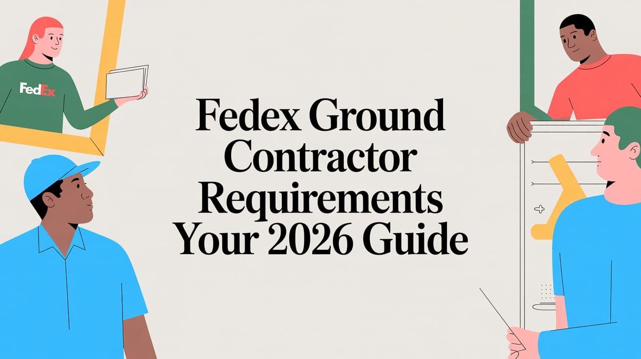FedEx Ground Contractor Requirements Your 2026 Guide
